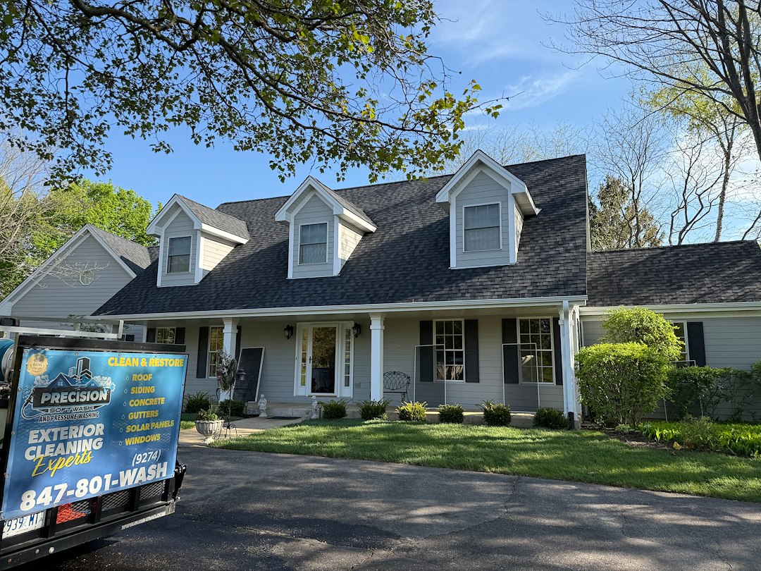 Colonial House Washing and Concrete Cleaning in Carpentersville, Illinois